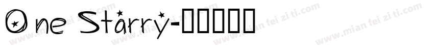 One Starry字体转换